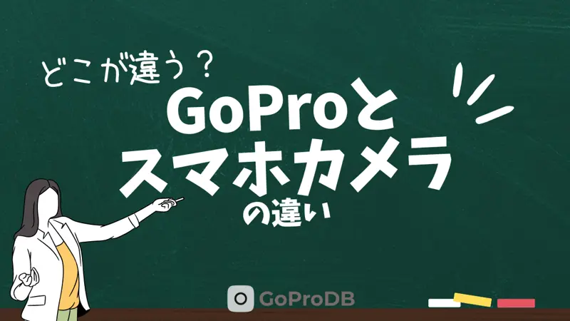 どこが違う?GoProとスマホカメラの違いのサムネイル
